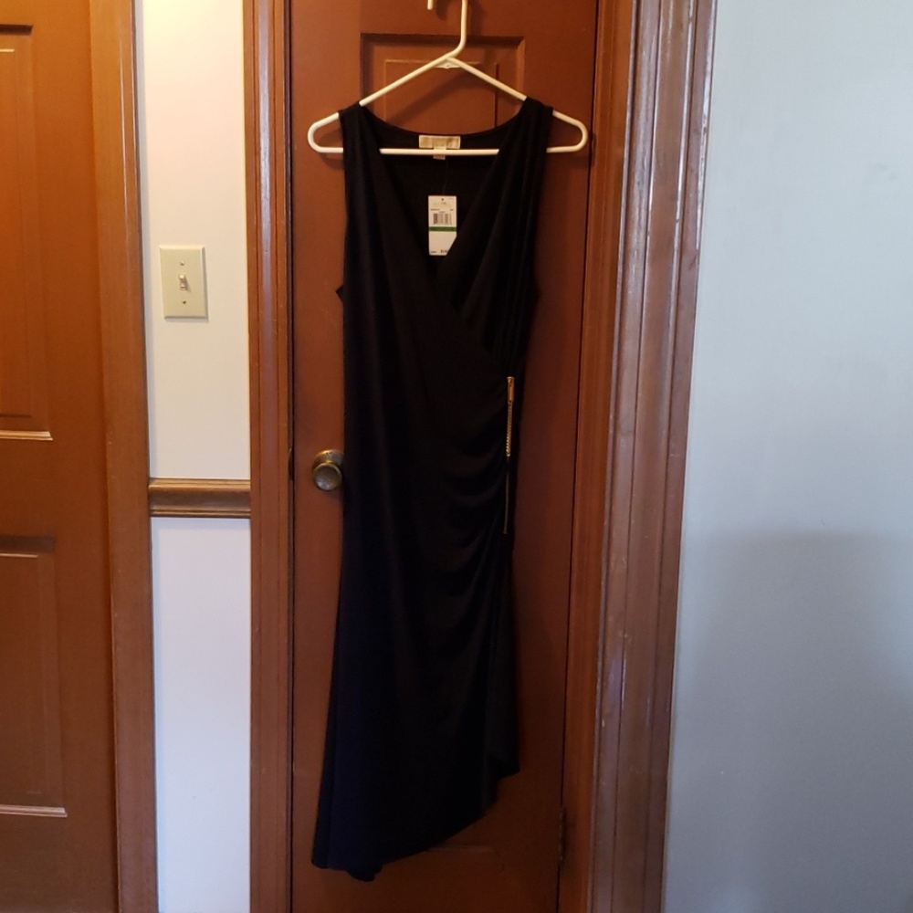 NWT Sexy Michael Kors asymmetrical jersey dress